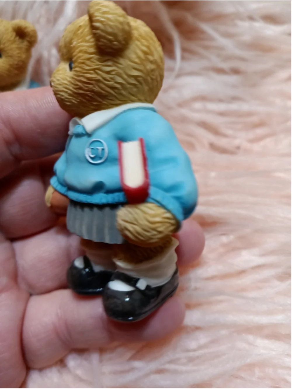 Cherished Teddies School Boy & Girl Learn All There Is To Learn 2003 Rare Set